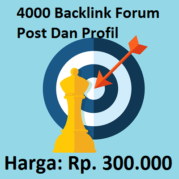 4000 Backlink Forum Post Dan Profil